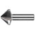 PFERD 25202121 KES countersink HSS 40mm 90° drop for steel & metals