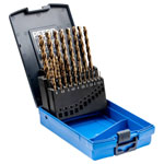 PFERD 25203703 metal twist drill bit set 19-piece in break-proof box