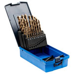 PFERD 25203704 twist drill set 25 HSS bits in break-proof box