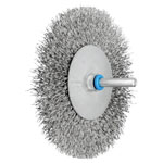 PFERD 43198008 Round Brush: cleans rust welds; fits drills grinders