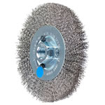 PFERD 43502202 Round Brush RBU Ø115 x 12mm M14 stainless steel Wire Ø0.30