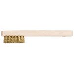 PFERD 43677002 Wire Brush set Brass 145mm 10 pcs for spark plug cleaning