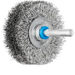 PFERD 43701014 POS Round Brush 50x15mm shank 6mm 0.20mm Wire 10pcs
