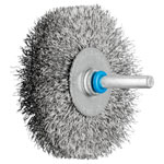 PFERD 43701019 POS Round Brush Ø70x15mm 6mm shank stainless Wire 10 pcs