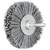 PFERD 43701025 POS Round Brush RBU Ø70x15mm shank Ø6mm SiC Ø0.90 10pcs