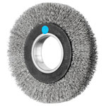 PFERD 43701210 Round Brush Ø150x25mm stainless steel Wire variable bore