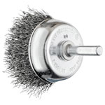 PFERD 43740162 cup Brush: cleans removes rust/paint; low-speed use.