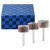 PFERD 44498002 fan head Grinding-set 30mm corundum A ø6mm shaft 3 pcs