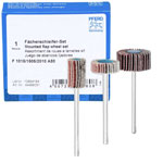 PFERD 44498031 fan Grinding Tool set 3 pcs corundum A 80 3 mm shank