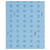 PFERD 45012008 BG BL Sandpaper sheet 80 grit 230x280mm 50pcs