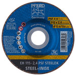 PFERD 61740326 PSF STEELOX Cutting Disc 115mm 25pcs for Inox & Steel