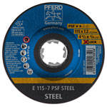 PFERD 62011115 PSF Grinding Disc 115mm steel use 10pcs X-LOCK holder