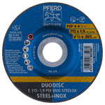 PFERD 62011630 Steelox Grinding Disc 115mm Bore 22.23mm Set of 10