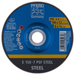 PFERD 62015628 PSF Grinding Disc 150mm steel high durability 10 pcs