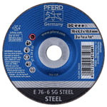 PFERD 62208626 Grinding Disc 76mm steel for angle grinders 10 pcs