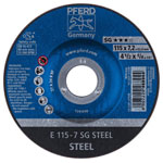 PFERD 62211626 Sg Steel Grinding Disc 115mm 22.23mm 10 pcs High durability
