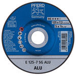 PFERD 62212622 Sg Alu Grinding Disc 125mm for Aluminium 10 pcs