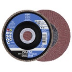 PFERD 67604125 Polifan Flap Disc 125mm 22.23mm Bore High Power Pack of 10