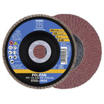 PFERD 67644125 POLIFAN flap Disc 125 mm 10 pcs high Cutting performance