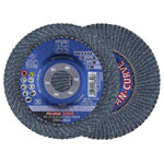 PFERD 67689052 Curve flap Disc 125mm dia for steel/stainless 10pcs