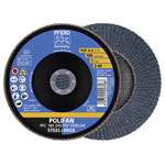 PFERD 67764185 POLIFAN Flap Disc 180mm Steelox Aggressive Cut 10pcs