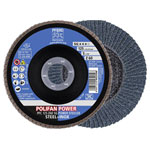 PFERD 67786125 POLIFAN flap Disc 125mm dia 22.23mm bore 10pcs steel use