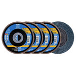 PFERD 69198300 SET PFC Flap Disc Steel/INOX Dia 125mm Bore 22.23mm