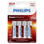 Philips 1545 Power LR6 AA 1.5V Batteries 4-pack High Energy Output