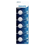 Philips 3180 CR2025 Button Cells 3V Long-lasting Lithium 5-Pack