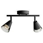 Philips 8720169299993 Cleft Ceiling Floodlight GU10 Black Adjustable Heads