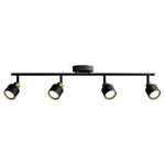 Philips 8720169300132 Niall Ceiling Floodlight GU10 Black/Gold 35W Max