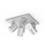 Philips 50624/48/P7 Hue Ceiling Spot Argenta GU10 28W RGBW Lighting