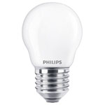 Philips 76391600 LED E-27 Bulb 4.3W 40W Warm White Teardrop 4.5x8cm 2pcs