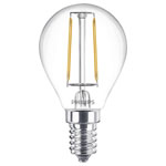 Philips 77755500 LED Bulb E14 2W=25W Warm White Teardrop 4.5x8cm