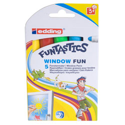 Edding 4-16-5 16 Funtastics Window Vibrant Fun Marker Pen Set