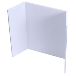 A2 Foam Board White Folds to A3 Pack of 20