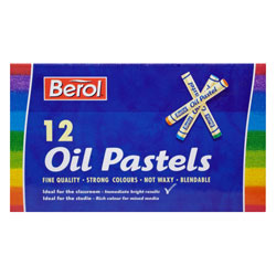 Berol Oil Pastels Pack of 12