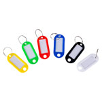 Cathedral Products KTS50 Standard Key Tags Assorted Colours (50 x 22 x 3) Pk 50