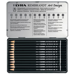 Lyra 1111120 Art Design Pencils Metal Box of 12