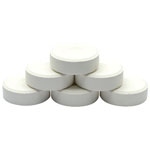 Colour Block- White Pack of 6