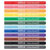 Berol Colourbroad Fibre Tip Pens Assorted Tub of 42