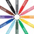 Berol Colourbroad Fibre Tip Pens Assorted Tub of 42