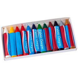 Berol Fabric Crayons Pack 12