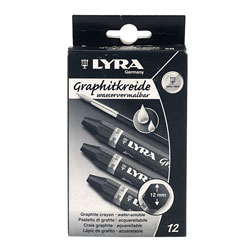 Lyra Graphite Water-Soluble Crayon-9B, 1