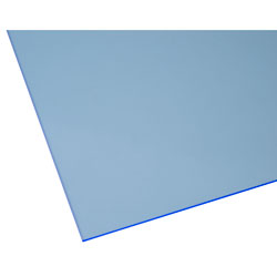 RVFM Acrylic Fluorescent Clear Sheet- Blue, 500 x 500 x 3mm
