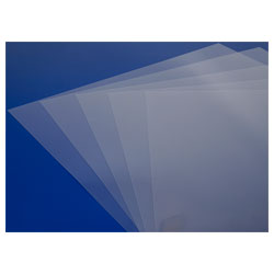RVFM Clear PVC Sheets 0.40 x 508 x 458mm - Pack of 10