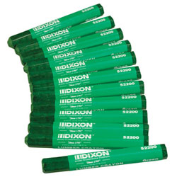 Dixon 52200 Lumber Crayons Green Box of 12