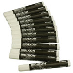 Dixon 52300 Lumber Crayons White Box of 12