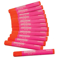 Lyra Dixon Lumber Crayons, Fluorescent Pink, Box of 12