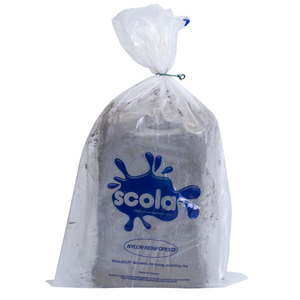 Scola Air Drying Clay 12.5kg Stone 